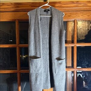 Forever 21 Charcoal Sleeveless Vest